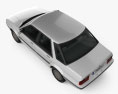Austin Montego 1984 3D模型 顶视图
