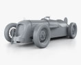 Austin 7 Blaue Maus Special 1929 3d model clay render