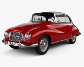 Auto Union 1000 S coupe de Luxe 1959 3D模型