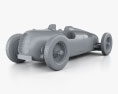 Auto Union Typ C 1936 3Dモデル clay render