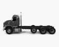 Autocar DC-64 Tractor Truck 4-axle 2023 3d model side view