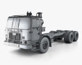 Autocar ACX Вантажівка шасі 2024 3D модель wire render