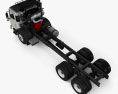 Autocar ACX Fahrgestell LKW 2024 3D-Modell Draufsicht