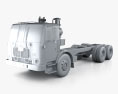 Autocar ACX Вантажівка шасі 2024 3D модель clay render