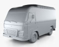 Avia A21T Van 1997 3D 모델  clay render