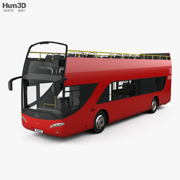 Ayats Bravo I City Double-Decker Bus 2012 3D model
