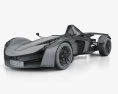 BAC Mono 2024 3D-Modell wire render