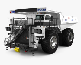 3D model of BEML BH205E-AC 덤프 트럭 2017