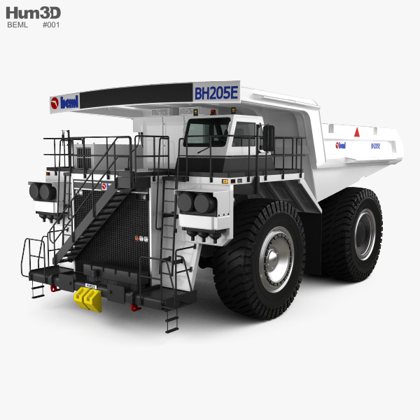 BEML BH205E-AC Dump Truck 2017 3D model