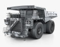 BEML BH205E-AC ダンプトラック 2017 3Dモデル wire render
