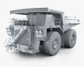BEML BH205E-AC ダンプトラック 2017 3Dモデル clay render