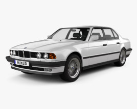 BMW 7 Series (E32) 1994 3Dモデル