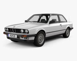 BMW 3 Series coupe (E30) 1991 3D model