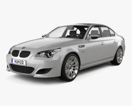 BMW M5 sedan 2007 3D model