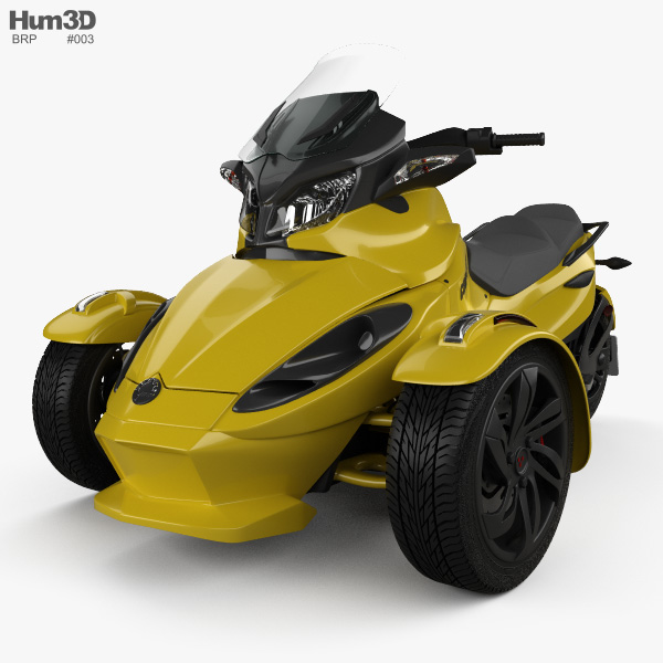 BRP Can-Am Spyder ST 2013 3D模型