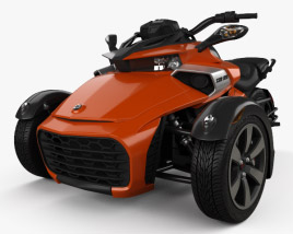 BRP Can-Am Spyder F3 2015 3D模型