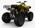 BRP Can-Am Renegade 2014 3D 모델  back view