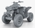 BRP Can-Am Renegade 2014 3Dモデル clay render