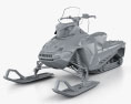 BRP Lynx Xtrim SC 900 ACE 2015 Modèle 3d clay render