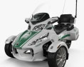 BRP Can-Am Spyder 경찰 Dubai 2014 3D 모델 