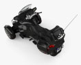 BRP Can-Am Spyder RT 2014 3D-Modell Draufsicht