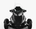 BRP Can-Am Spyder RT 2014 3D-Modell Vorderansicht