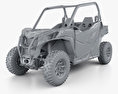 BRP Can-Am Maverick Trail 2018 3D-Modell clay render
