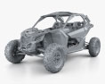 BRP Can-am Maverick X3 XRS with HQ interior 2017 3d model clay render