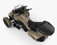 BRP Can-Am Spyder F3 Limited 2020 3D模型 顶视图