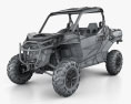 BRP Can-Am Commander XT 2021 3Dモデル wire render