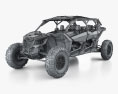 BRP Can-Am Maverick X3 MAX X RS Turbo RR 2024 3D-Modell wire render