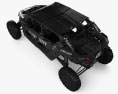 BRP Can-Am Maverick X3 MAX X RS Turbo RR 2024 Modello 3D vista dall'alto