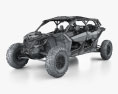 BRP Can-Am Maverick X3 MAX X RS Turbo RR with HQ interior 2023 3D模型 wire render