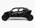 BRP Can-Am Maverick X3 MAX X RS Turbo RR with HQ interior 2023 3D 모델  side view