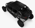 BRP Can-Am Maverick X3 MAX X RS Turbo RR with HQ interior 2023 3D-Modell Draufsicht