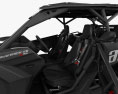 BRP Can-Am Maverick X3 MAX X RS Turbo RR with HQ interior 2023 3D 모델  seats