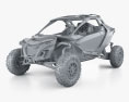 BRP Can-An Maverick R 2024 3d model clay render