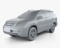 BYD S6 2013 3Dモデル clay render