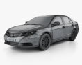 BYD Si Rui 2016 3D-Modell wire render