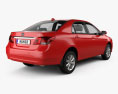 BYD L3 2015 3D 모델  back view