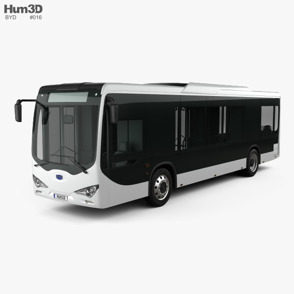 BYD K9 bus 2010 3D model