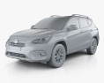 BYD Song S3 EV400 2020 3D-Modell clay render