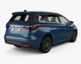 BYD Song Max 2020 3d model back view
