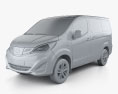 BYD T3 2017 Modello 3D clay render