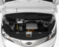 BYD T3 mit Innenraum und Motor 2017 3D-Modell Vorderansicht