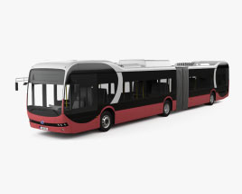 BYD eBus 18m 2024 3D-Modell