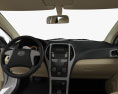 BYD F3 com interior 2017 Modelo 3d dashboard