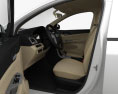 BYD F3 com interior 2017 Modelo 3d assentos