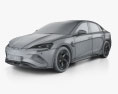BYD Seal 2024 Modello 3D wire render