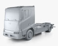 BYD ETH8 Chassis Truck 2024 3d model clay render